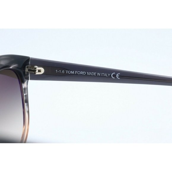 Tom Ford Lily TF 430 20P Cat Eye Gray Sunglasses Gray Gradient Lenses 56mm (B) main image 4